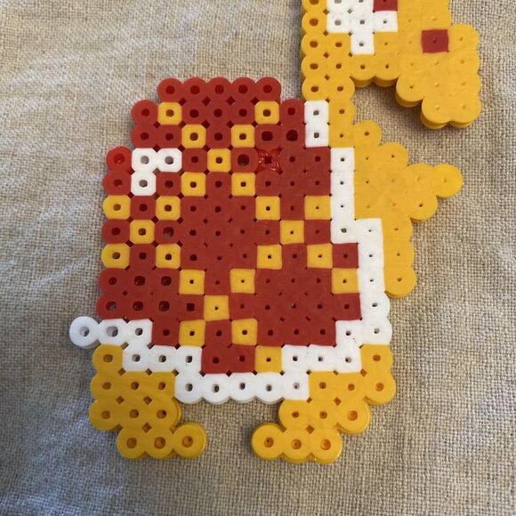 Koopa Troopa Sprite Pixel Art Perler Beads NES Red Retro Art Vintage Mario Bros. - Picture 9 of 9